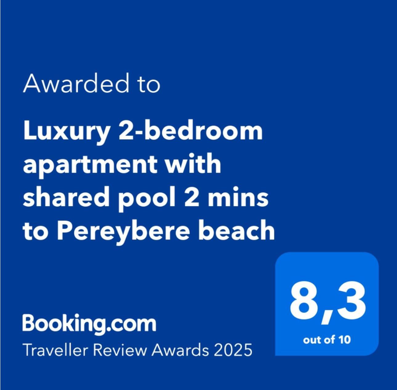 Luxury 2-bedroom With Shared Pool 2 Mins To Pereybere